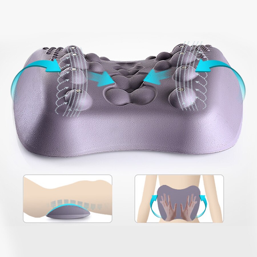 Correction traction magnetic therapy lumbar instrument