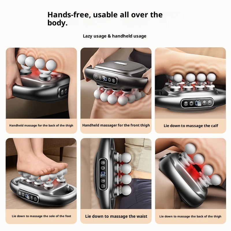 Muscle Relaxation Massager Multi-head Massage Gun Deep Tissue Body Fitness Muscle