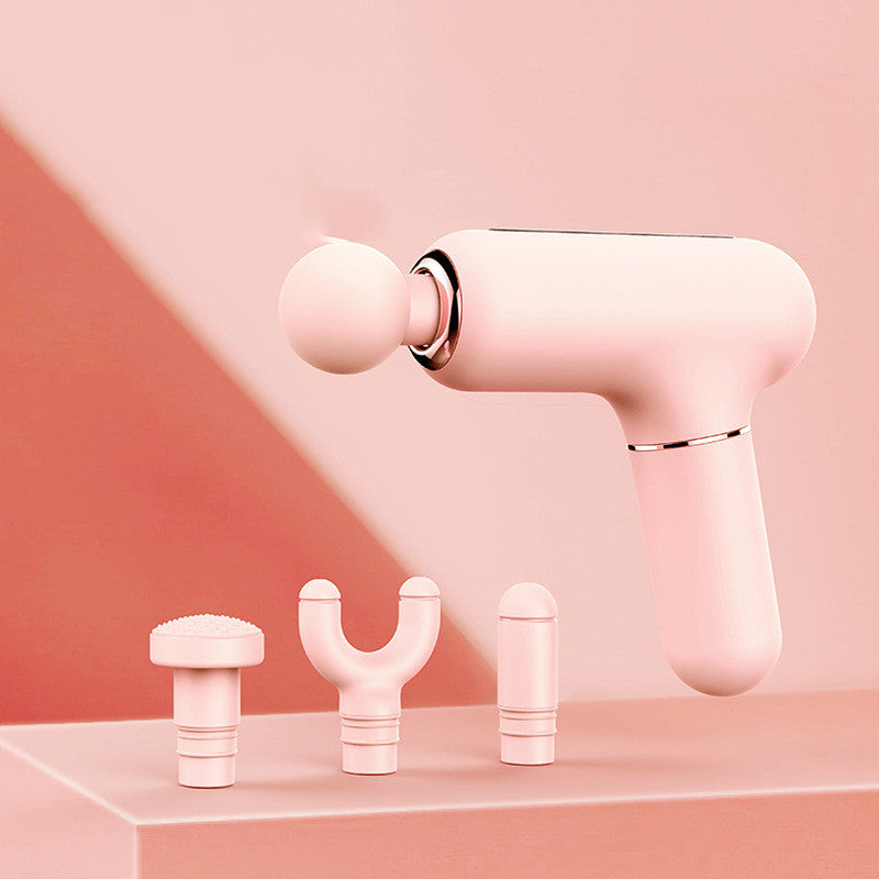 Mini USB Muscle Massage Gun Percussive Deep Tissue Massage Gun Girls Body