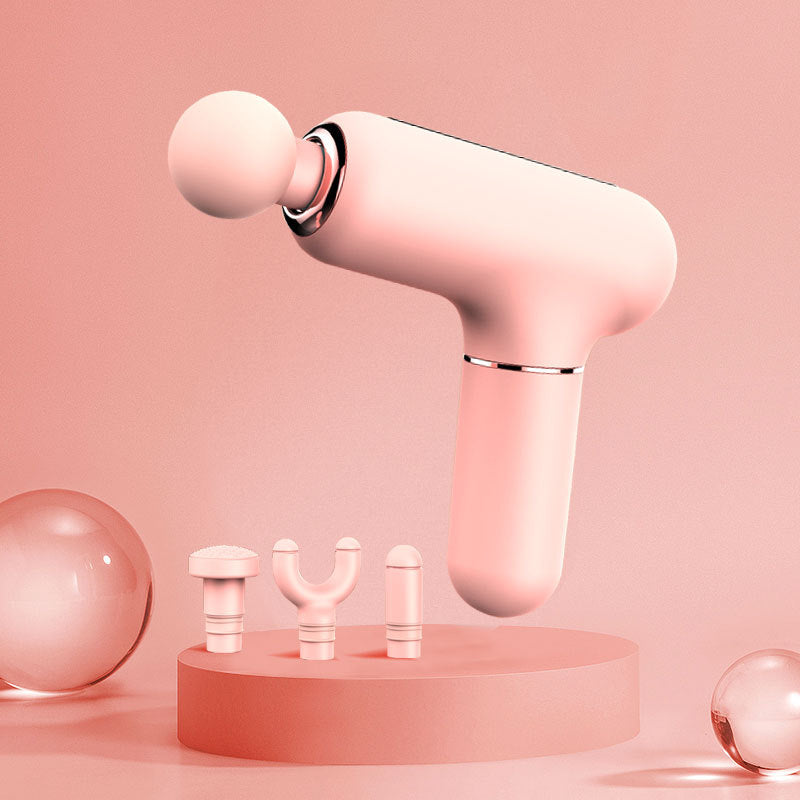 Mini USB Muscle Massage Gun Percussive Deep Tissue Massage Gun Girls Body