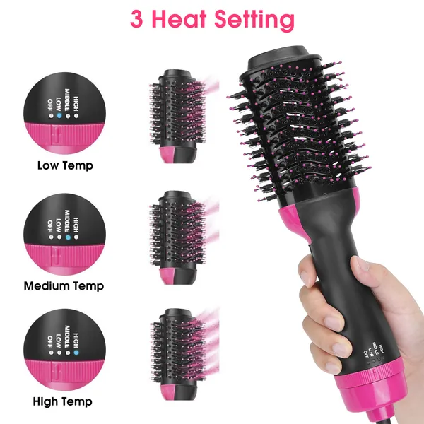 Hot Hair Brush 4 In 1 Hair Dryer Volumizer Brush Dryer Comb