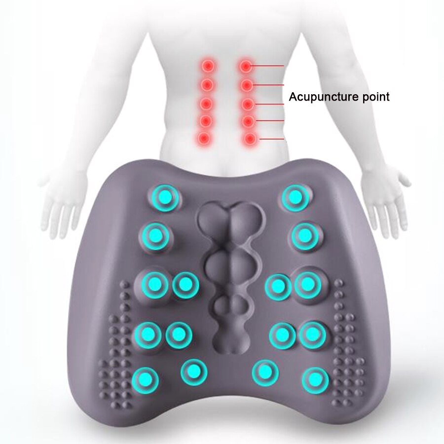 Correction traction magnetic therapy lumbar instrument