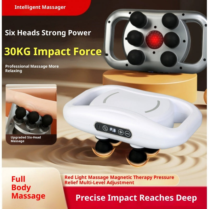 Muscle Relaxation Massager Multi-head Massage Gun Deep Tissue Body Fitness Muscle