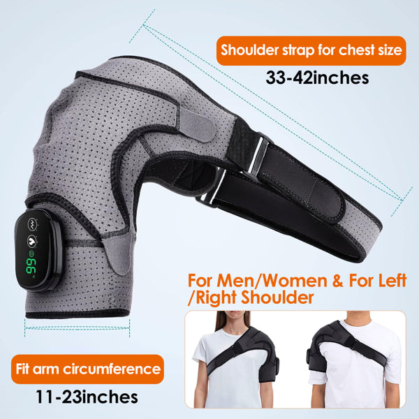 Heated Shoulder Massager 3 Heat Levels & 3 Vibration Modes