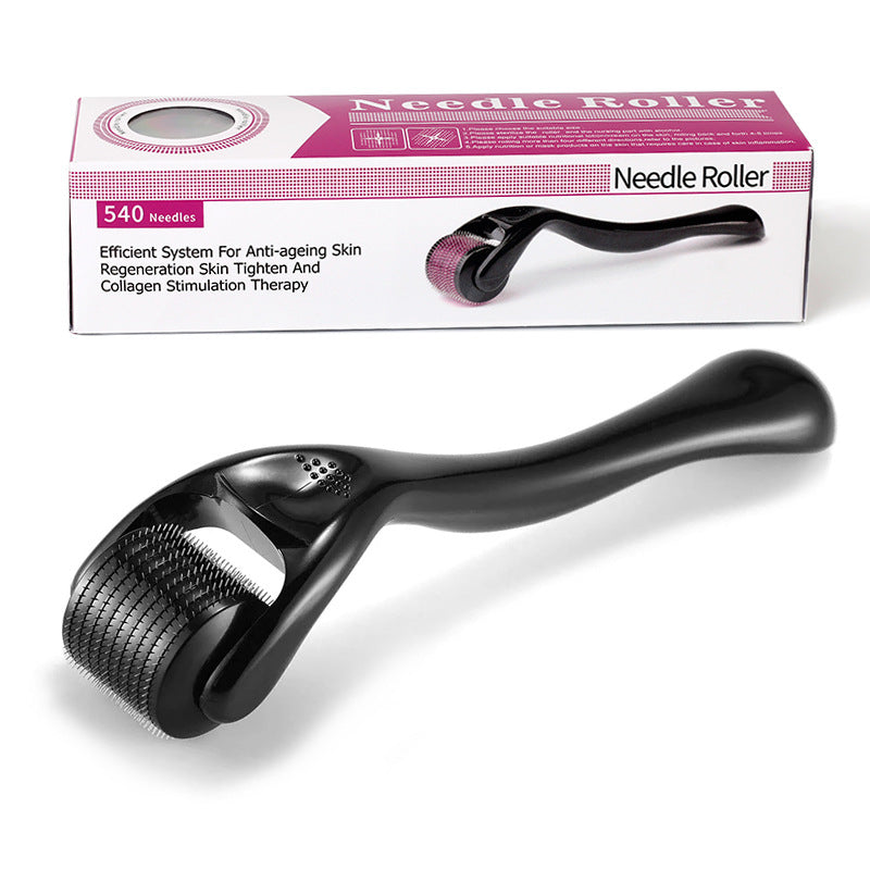 Derma Roller For Hair Beard Facial Skin Face Body Scalp 540 Titanium Microneedle