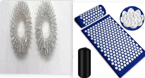 Acupressure Massage Mat With Needles Set Back Massager For Neck Foot