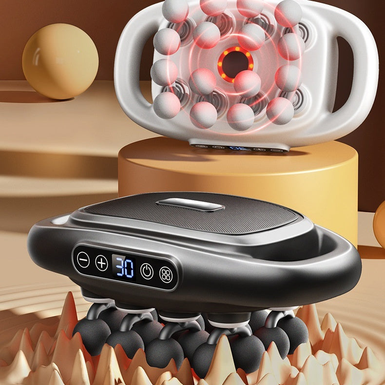 Muscle Relaxation Massager Multi-head Massage Gun Deep Tissue Body Fitness Muscle