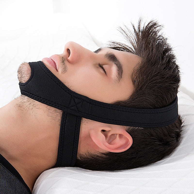Adjustable Nighttime Jaw Support Strap for Snore Reduction & Deeper