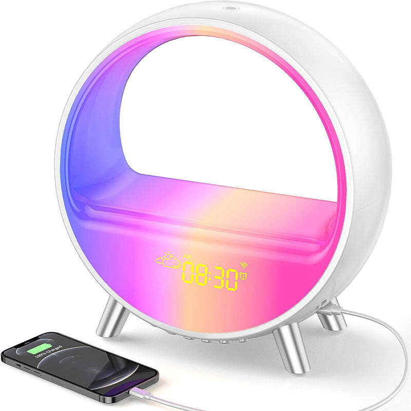 Atmosphere Lamp Bluetooth Speaker Smart Alarm Clock Night Light WiFi Wake Up Light