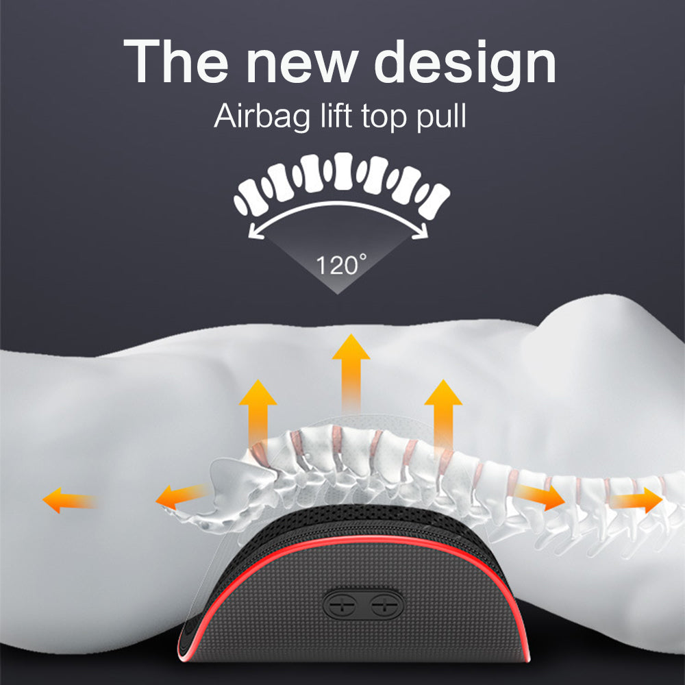 Relaxation Electric Lumbar Traction Device Waist Back Massager Vibration Massage