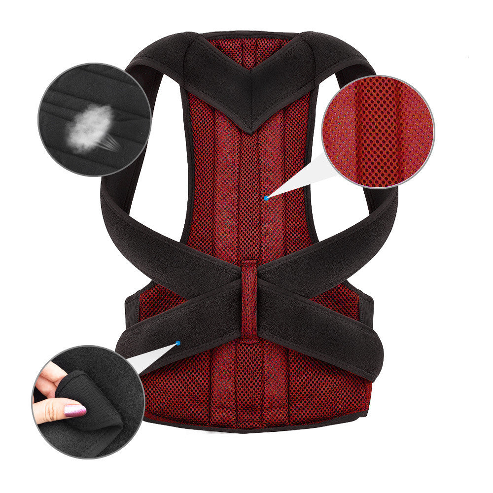 Back Correction Band Three-color Double Bone Invisible
