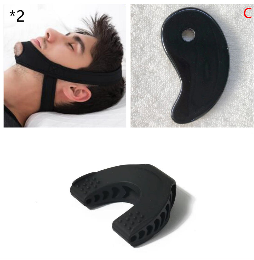 Adjustable Nighttime Jaw Support Strap for Snore Reduction & Deeper