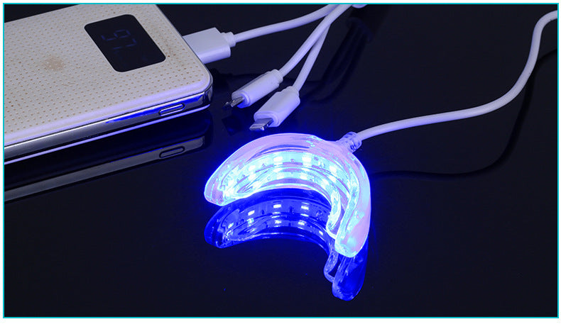 Smart LED Teeth Whitening Portable USB Charging Led Blue Light Dental Whitening
