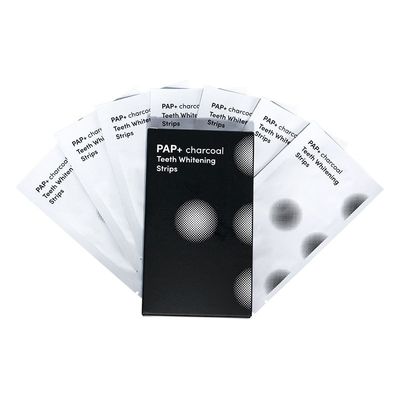 PAP Activated Carbon Teeth Strips Whitening Strip Cleaning Teeth Strips